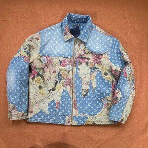 Louis Vuitton Men's Distressed Denim Jacket